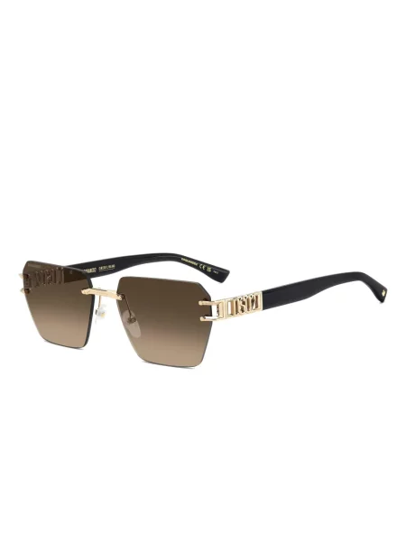 Ochelari de soare Dsquared2 Eyewear cu imprimeu geometric negru
