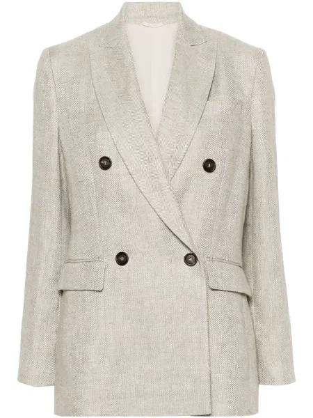 Sacou Brunello Cucinelli de in cu model herringbone