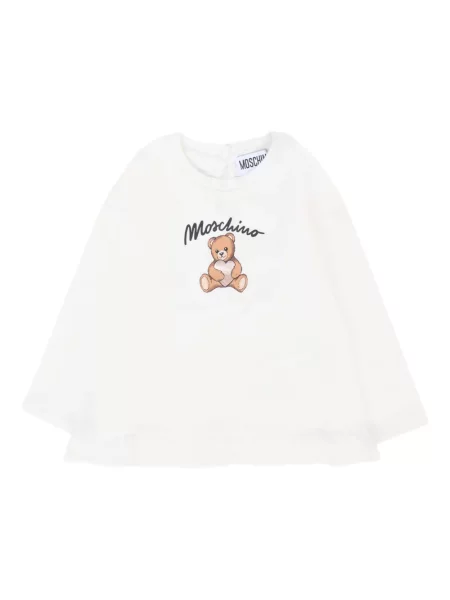 Koszulka dziecięca Moschino biała