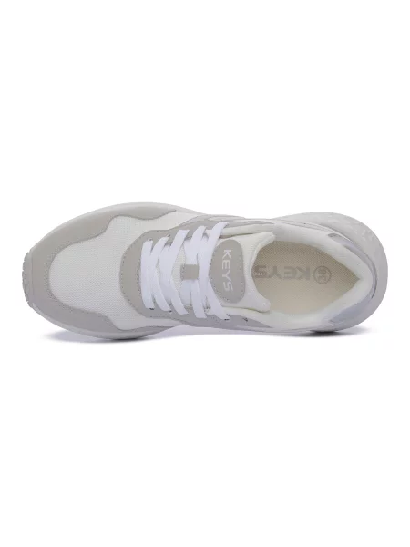 Pantofi Keys alb