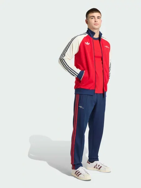 Переработанный свитер Adidas красный