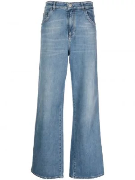 Blugi boyfriend Blumarine albastru