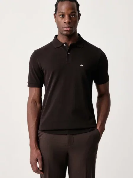 Tricou polo Lindbergh maro