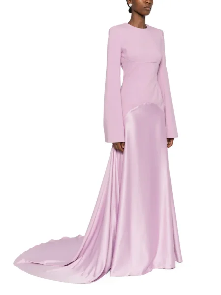 Rochie maxi Solace London de costum roz