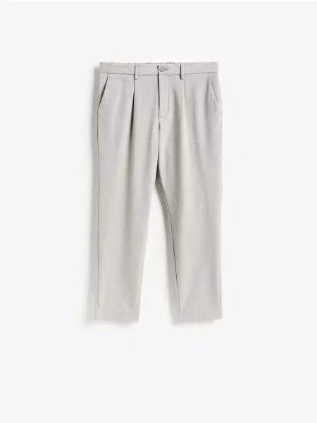 Reserved Pantaloni chino cu deschis gri