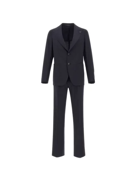 Costum Tagliatore de lână plisat de costum albastru