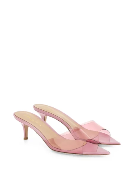 Papuci tip mules Gianvito Rossi roz