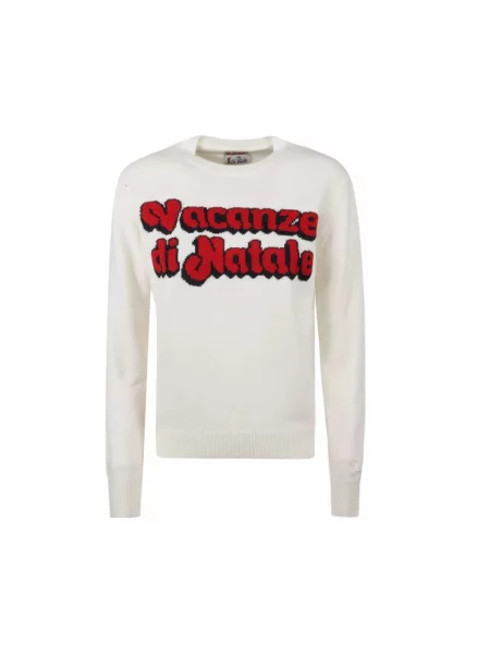 Sweter Mc2 Saint Barth biały