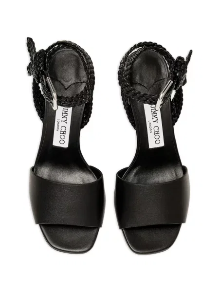 Sandale Jimmy Choo țesuți negru