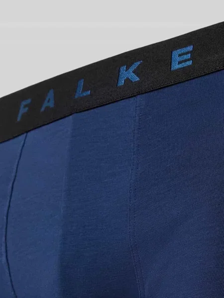Obcisłe bokserki w zestaw 2 szt. z elastycznym paskiem z logo Falke niebieskie