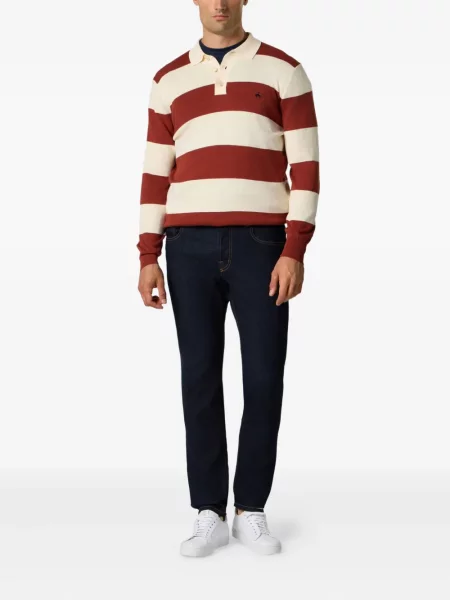 Поло тениска Brooks Brothers на райета