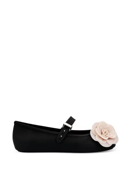 Balerini Melissa cu model floral negru