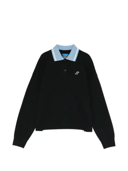 Lung tricou polo Sport B. By Agnès B. negru