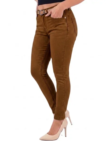 Blugi skinny M.sara cu talie înaltă negru