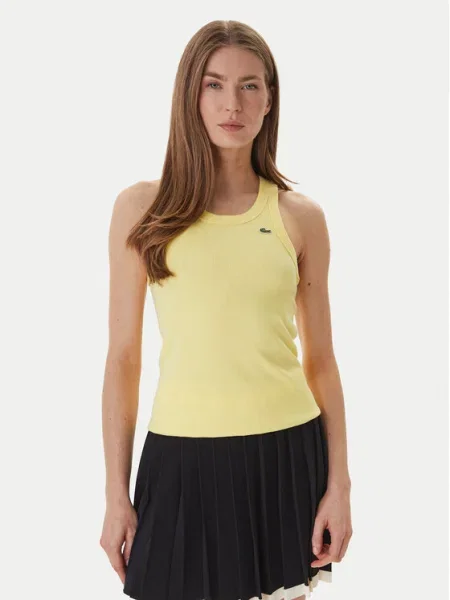Top Lacoste galben