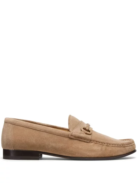 Pantofi loafer Brunello Cucinelli din piele maro