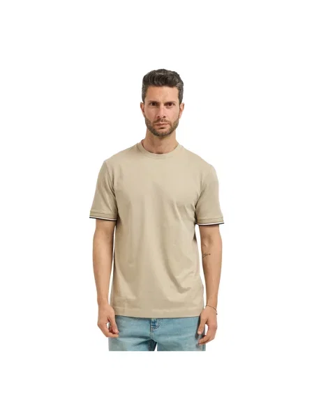 BOSS T-shirt basic Thompson 04 beżowa