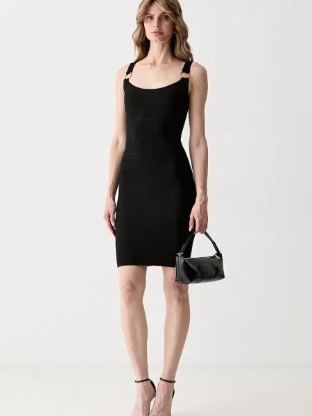 Marciano by Guess rochie bodycon cu vâscoză ELLA negru