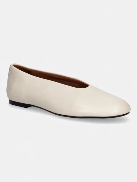 Vagabond Shoemakers balerini de piele ALEYA bej