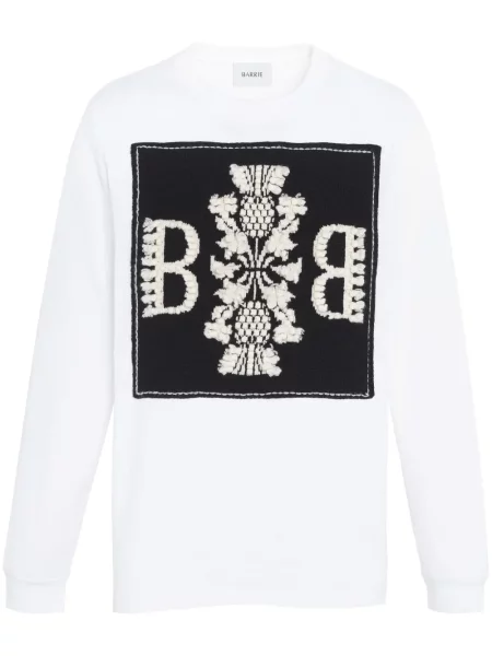 Tricou Barrie lung alb