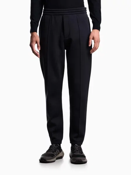 Повседневные брюки Emporio Armani из модала синие