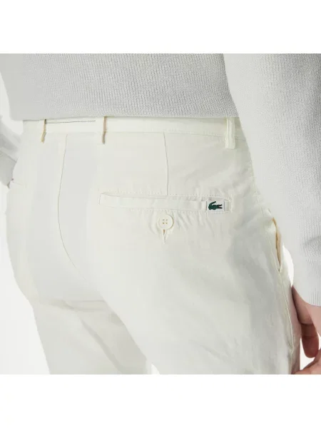 Lacoste Spodnie białe