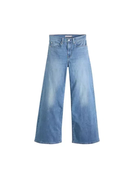Szerokie jeansy Levi's niebieskie