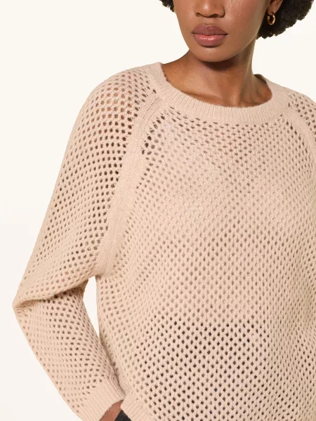 Luisa Cerano Sweter Z Błyszczącą Przędzą rosa