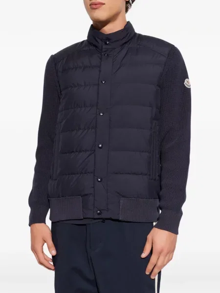 Matlasat geacă Moncler albastru