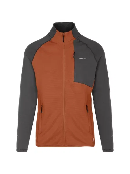 Bluza VIKING Birger Man rozpinana pomarańczowa