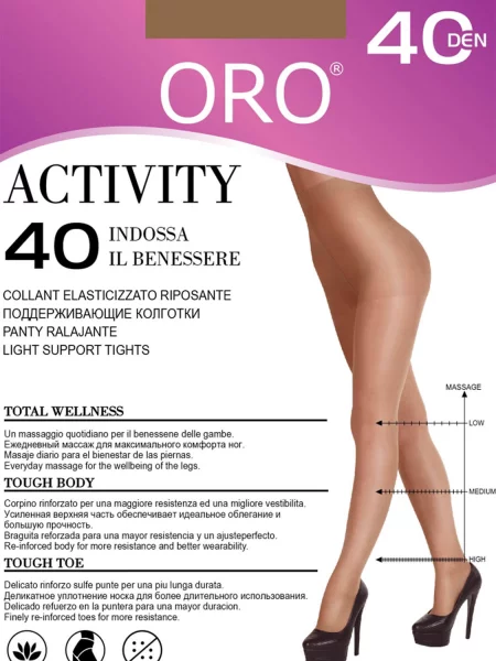 Колготы Oro черные