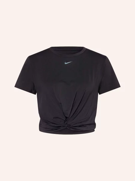 Nike Krótka Koszulka One Classic Twist schwarz czarna