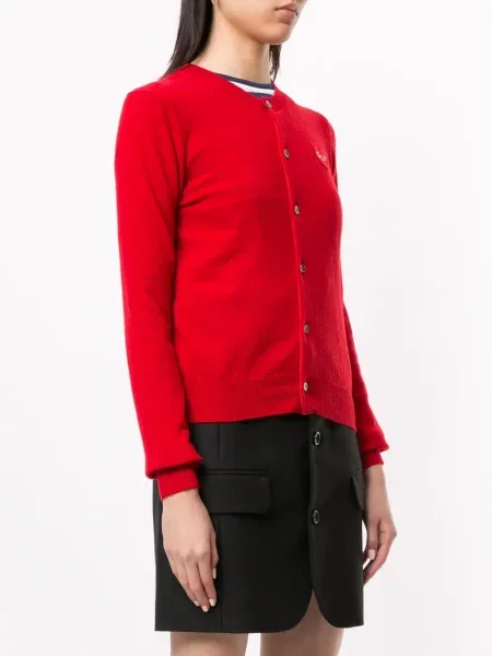 Kardigan Comme Des Garçons Play s vezom