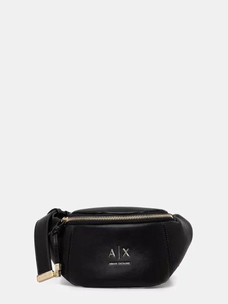 Geantă Armani Exchange din piele negru