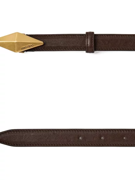 Curea Jimmy Choo din piele maro