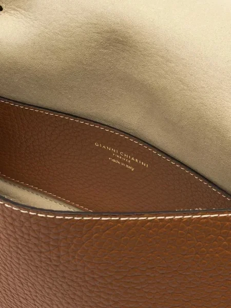 Кожаная сумка Gianni Chiarini коричневая