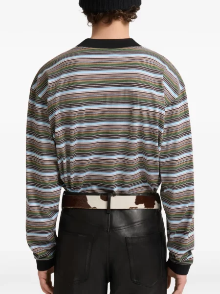 Tricou Marni cu broderie maro