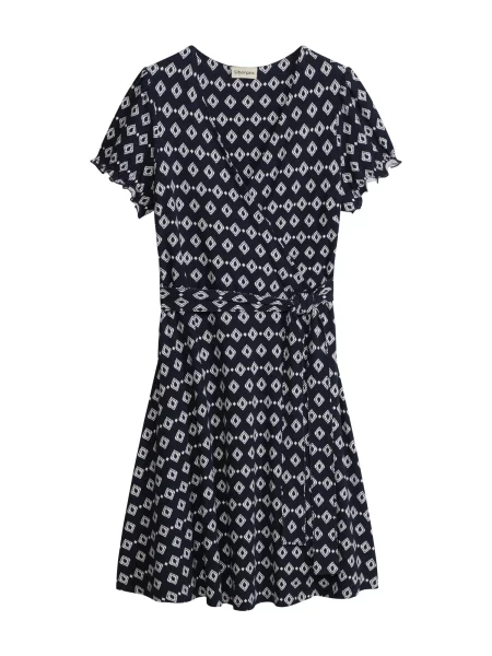 Bonprix Rochie albastru închis alb