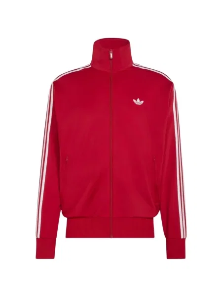 Vestă Adidas alergare cu dungi tricotate albastru
