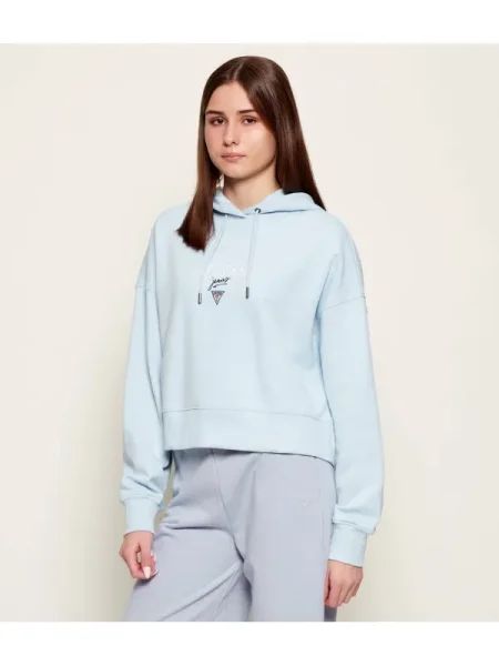 Guess Jeans Bluză celest albastru