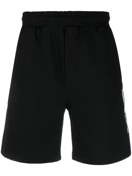 Pantaloni scurți Helmut Lang cu imagine negru