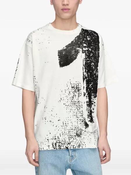 Tricou Maison Margiela cu imagine alb