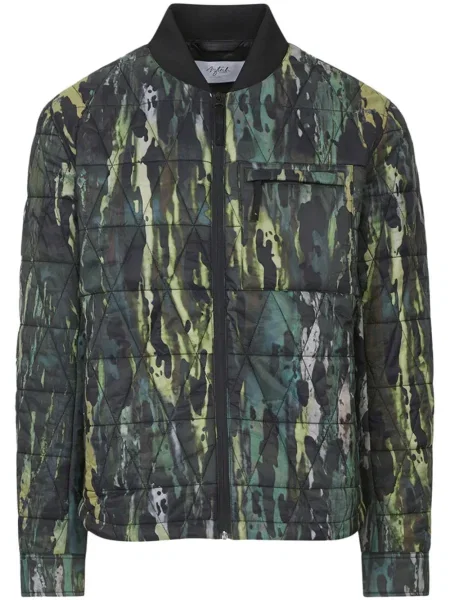 Geacă Aztech Mountain cu imagine cu model camuflaj verde