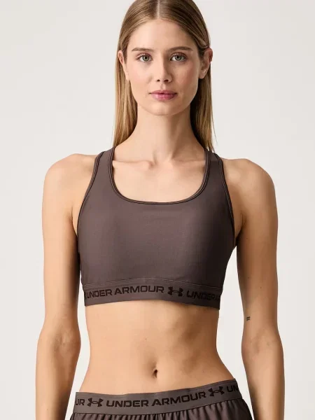 Under Armour športová podprsenka UA Crossback hnedá