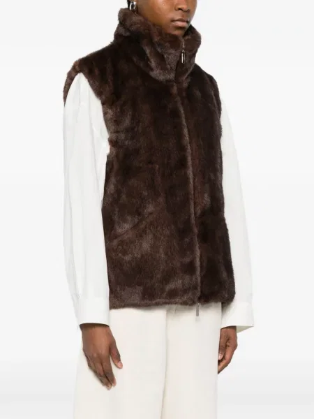Kamizelka Viktoria Chan brązowa
