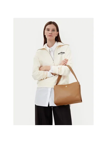 Torebka Tommy Hilfiger brązowa