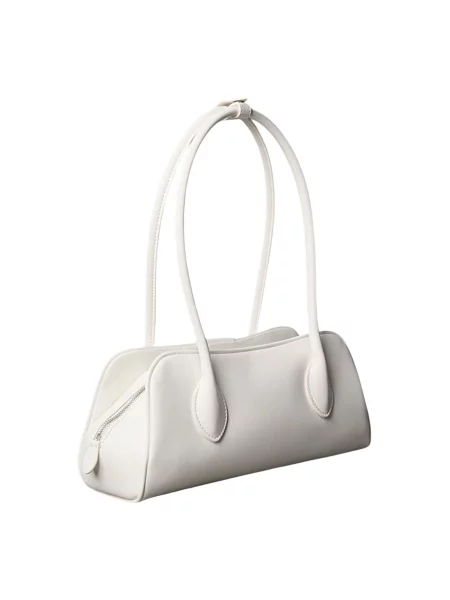 Calvin Klein Дамска чанта Emblem Trio Shoulder Bag бял