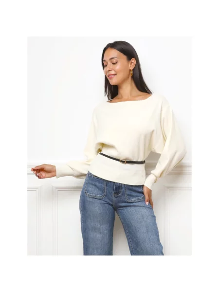 Pulover La Modeuse bej