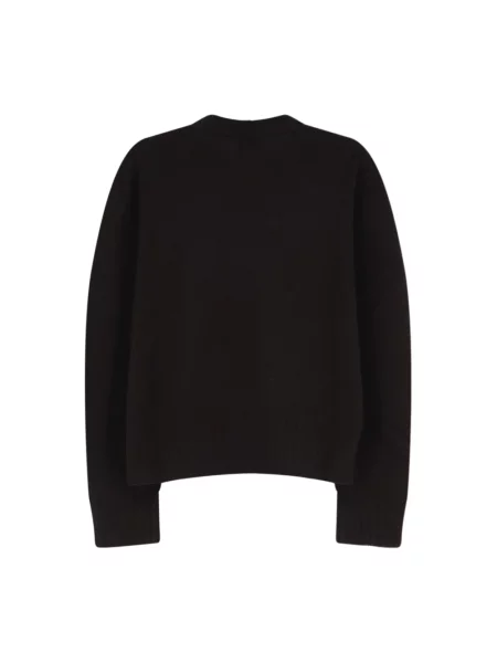Sweter Alysi wełniany brązowy