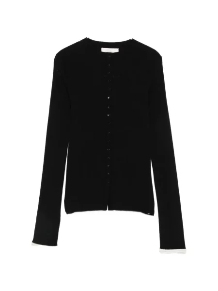 Pulover Eleh tricotate negru